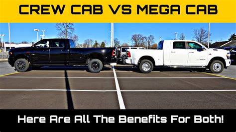 ram mega cab vs crew cab|2022 RAM 2500 & 3500 Crew Cab VS Mega Cab .